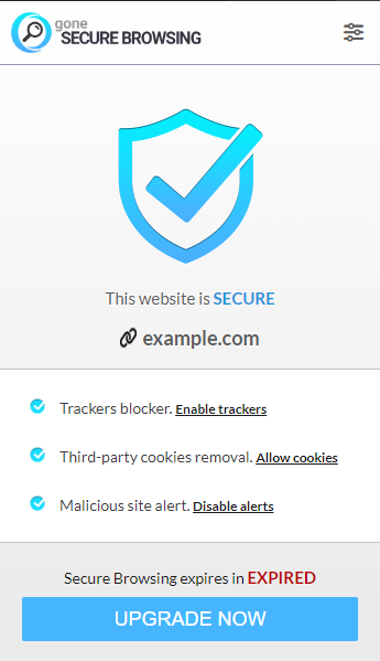 Gone Secure Browsing